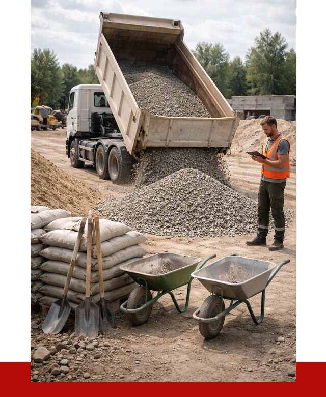 Доставка нерудных материалов в Полысаеве от 1234 руб. | ПРОНЕРУДПлс