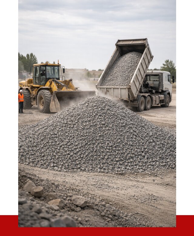 Купить щебень с доставкой в Полысаеве от 2571 руб. | ПРОНЕРУДПлс