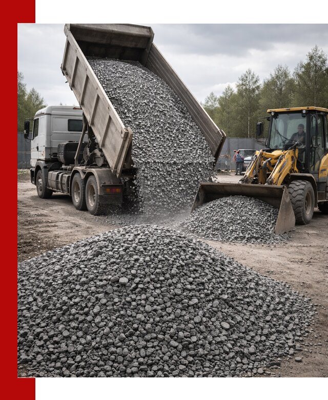 Доставка и продажа щебня гранитного в Полысаеве