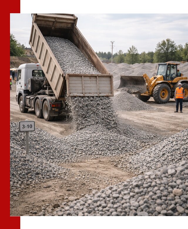 Гранитный щебень фракции 3–10: доставка и продажа в Полысаеве