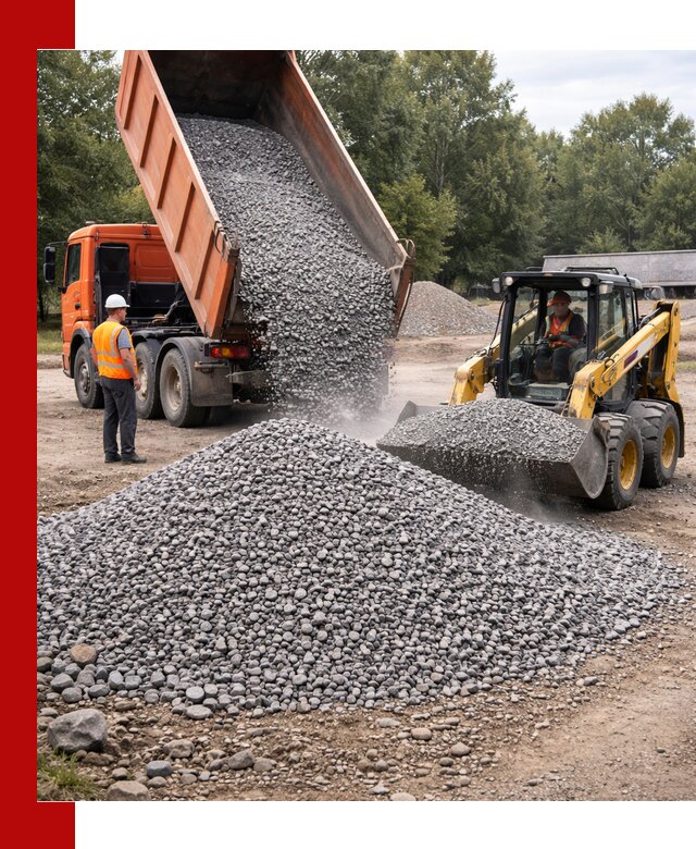 Купить гранитный щебень фракции 5–10 в Полысаеве с доставкой