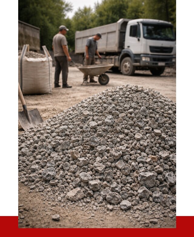 Гранитный щебень фракция 20-40 в Полысаеве от 3291 руб. ПРОНЕРУДПлс