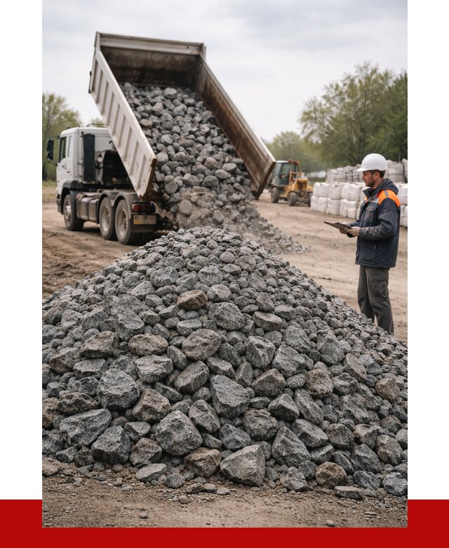 Гранитный щебень фракция 100-200 в Полысаеве от 4319 р. ПРОНЕРУДПлс