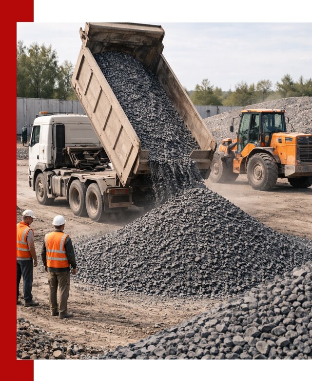 Доставка и продажа щебня габбро-диабаза в Полысаеве