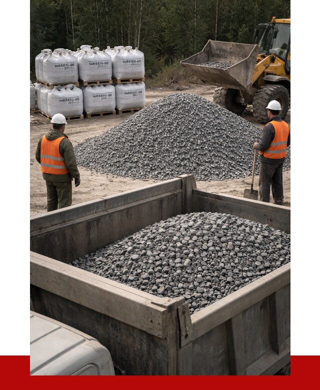 Щебень габбро диабаз 20-40 в Полысаеве от 3496 руб. | ПРОНЕРУДПлс