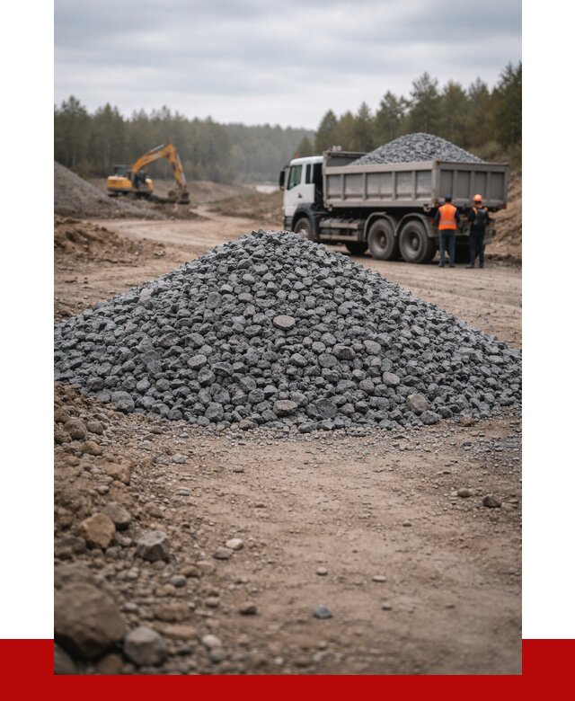 Щебень габбро диабаз фракция 40-70 в Полысаеве от 2262 р-ПРОНЕРУДПлс