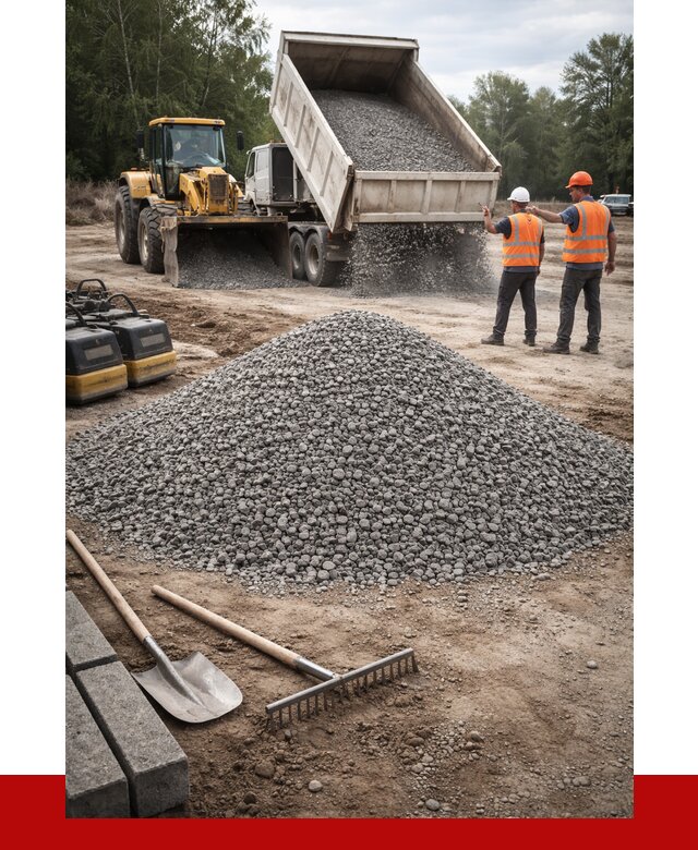 Гравийный щебень купить в Полысаеве от 2262 р. ПРОНЕРУДПлс