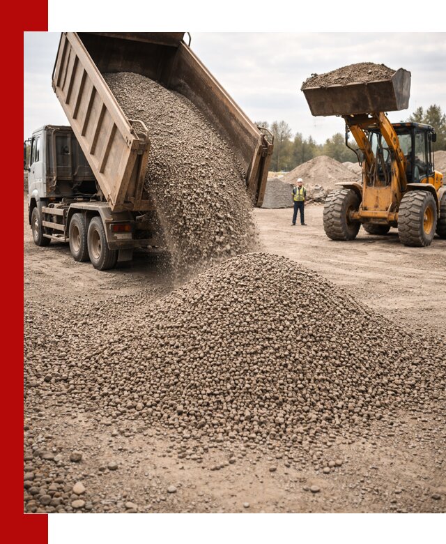 Гравийный щебень фракция 3–10 с доставкой в Полысаеве