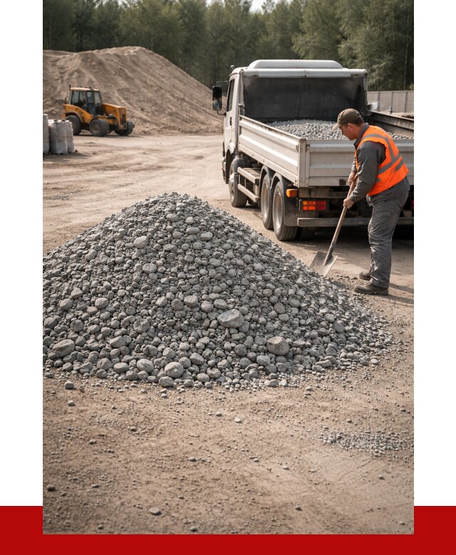 Гравийный щебень фракция 5-10 в Полысаеве от 2262 р. | ПРОНЕРУДПлс