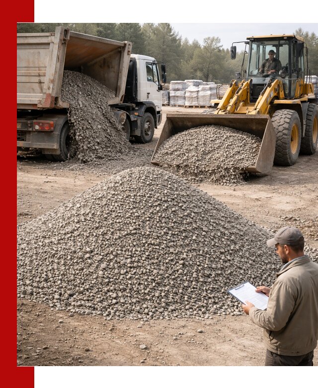 Гравийный щебень фракция 5–10 с доставкой в Полысаеве