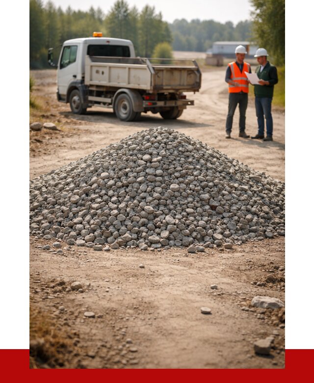 Гравийный щебень фракция 20-40 в Полысаеве от 1234 р. | ПРОНЕРУДПлс