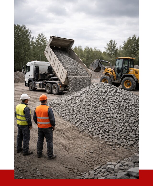 Гравийный щебень фракция 40-70 в Полысаеве от 9769р | ПРОНЕРУДПлс