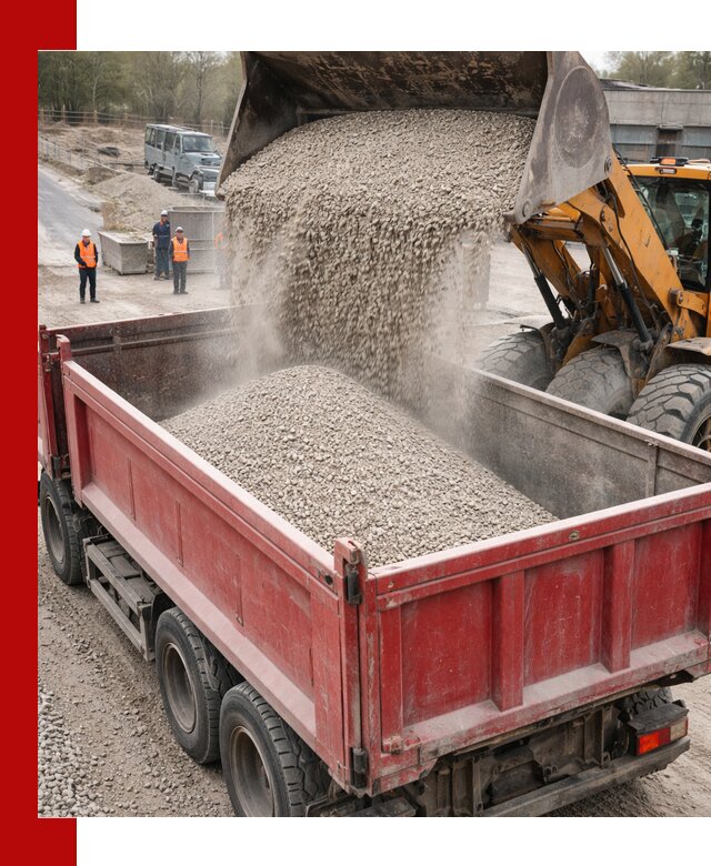 Купить известняковый щебень фракции 0-5 с доставкой в Полысаеве