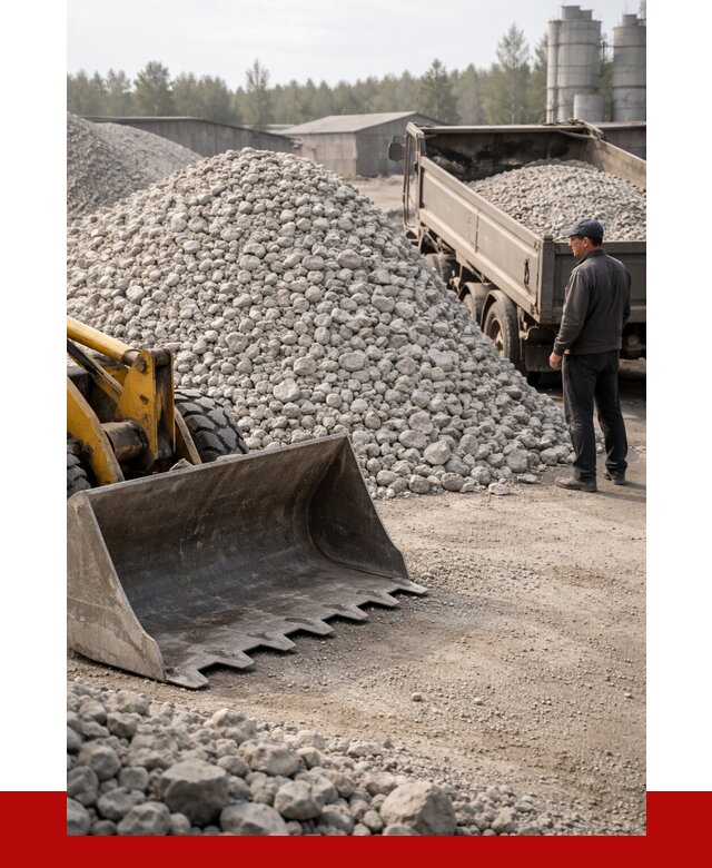 Известняковый щебень фракция 40-70 в Полысаеве от 4319 р. | ПРОНЕРУДПлс