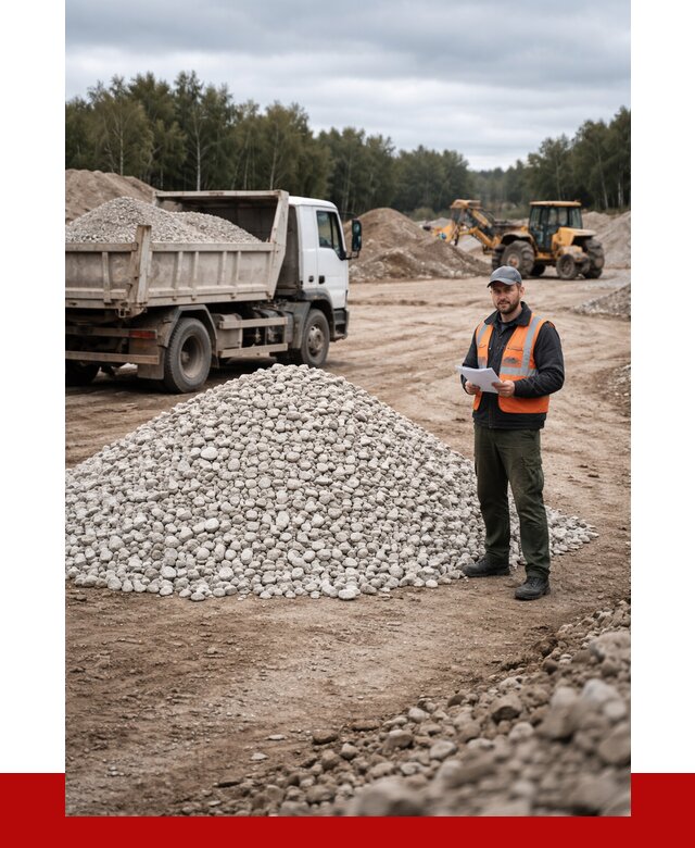 Доломитовый щебень в Полысаеве купить от 2262 р., ПРОНЕРУДПлс