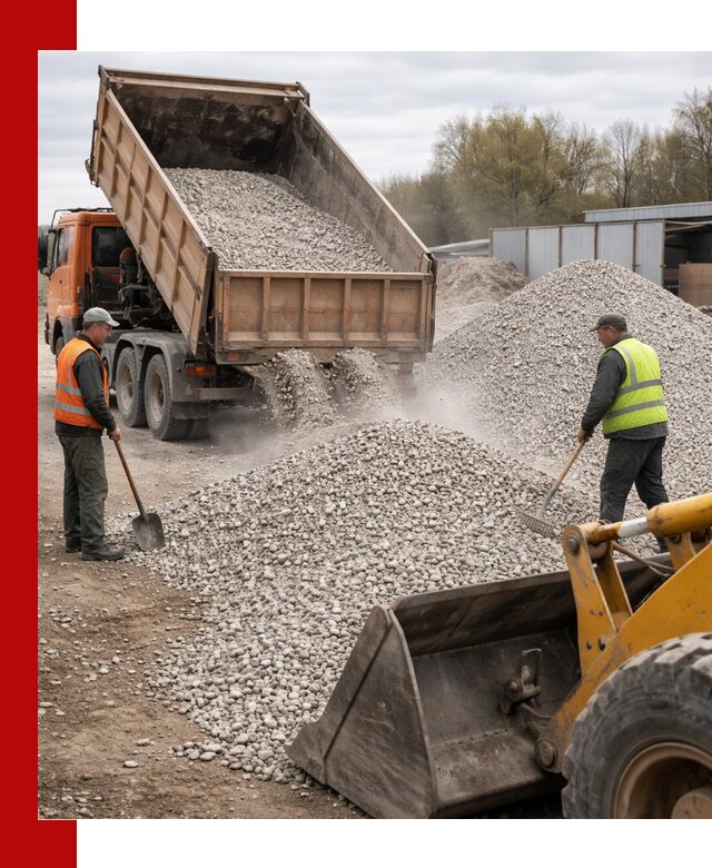 Доломитовый щебень фракции 5-20 с доставкой в Полысаеве