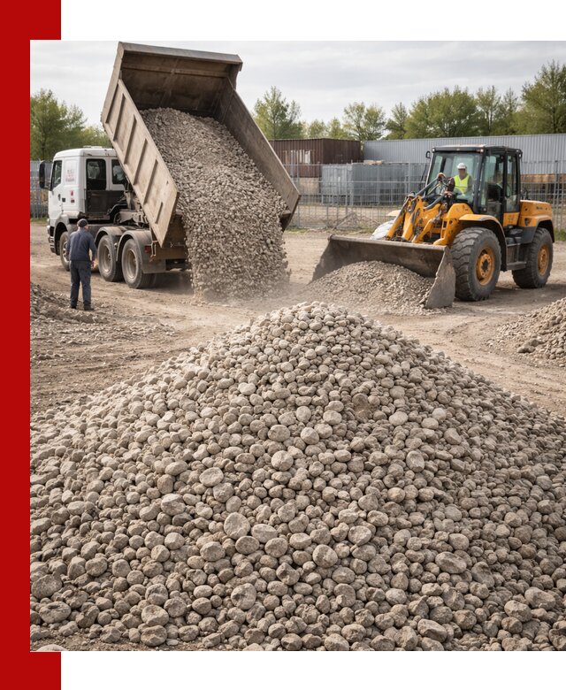 Доломитовый щебень фракции 20–41 с доставкой в Полысаеве