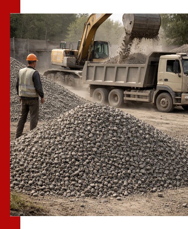 Шлаковый щебень фракция 5-20 с доставкой в Полысаеве