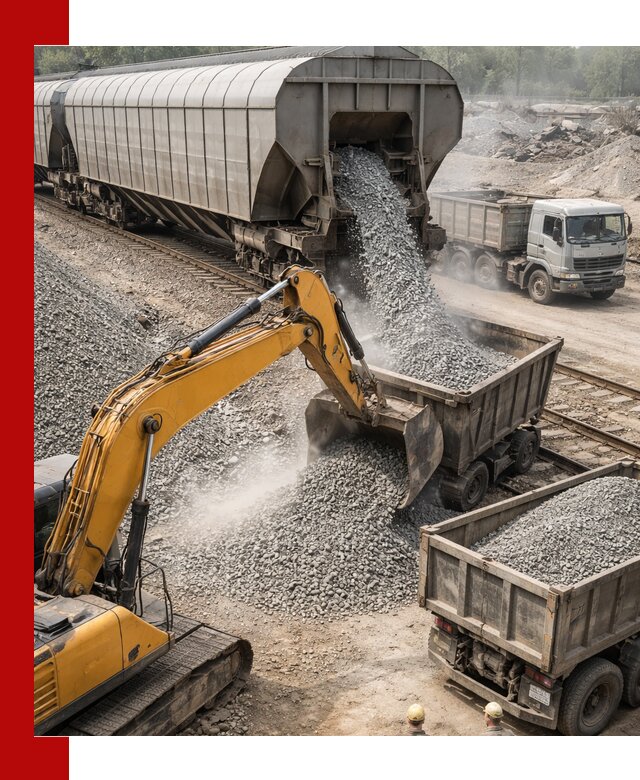 Доставка железнодорожного щебня в Полысаеве крупными партиями быстрого отгруза