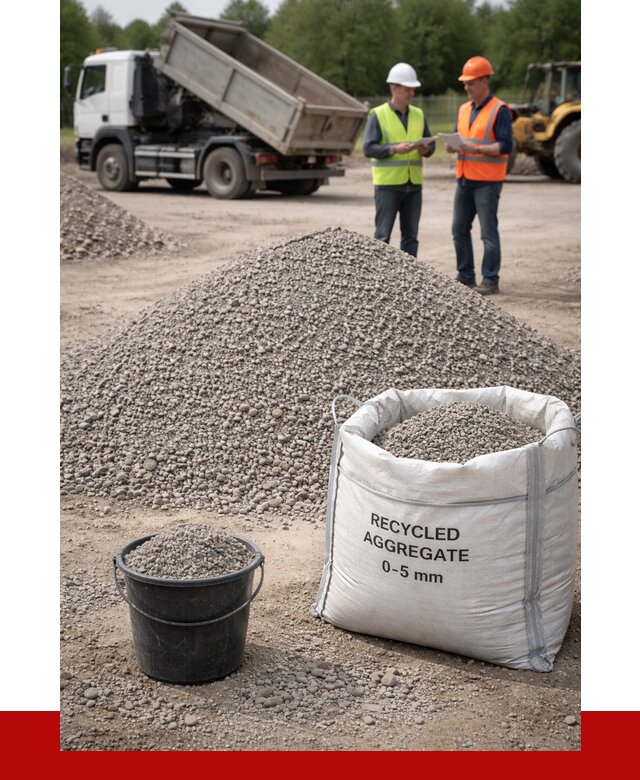 Вторичный щебень фракция 0-5 в Полысаеве от 1645 р. ПРОНЕРУДПлс