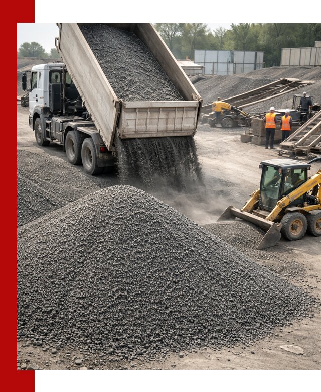 Вторичный щебень фракция 0–5 с доставкой в Полысаеве