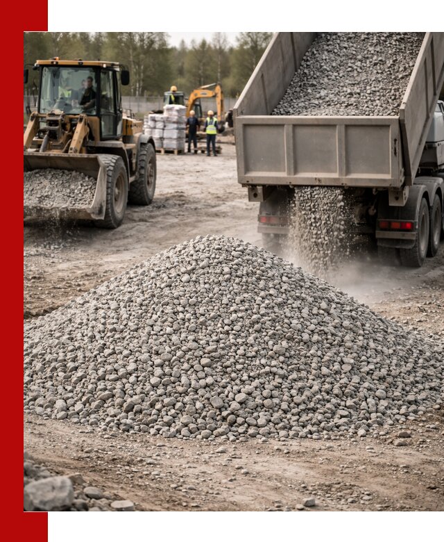 Вторичный щебень фракции 5-20 в Полысаеве — доставка и продажа крупнотоннажно