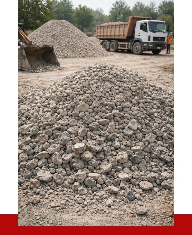 Вторичный щебень фракция 20-40 в Полысаеве от 2262 р ПРОНЕРУДПлс