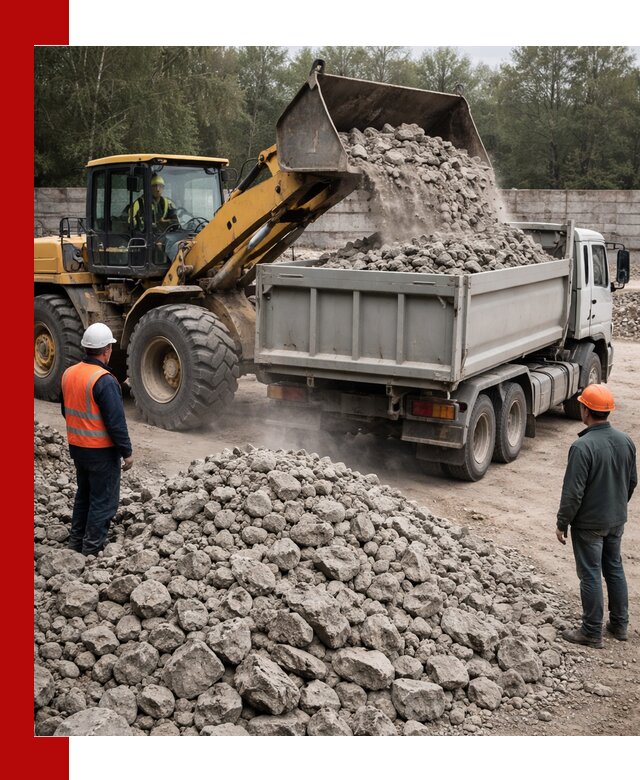 Вторичный щебень фракция 70–150 в Полысаеве с доставкой