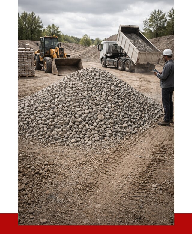 Купить бетонный щебень в Полысаеве, от 3291 р. ПРОНЕРУДПлс