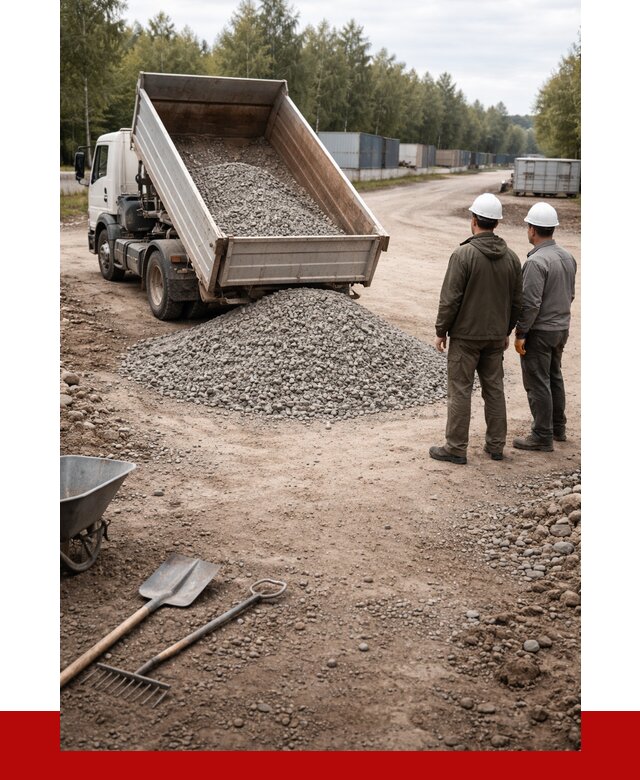 Бетонный щебень фракция 5-20 в Полысаеве от 3291 р., ПРОНЕРУДПлс