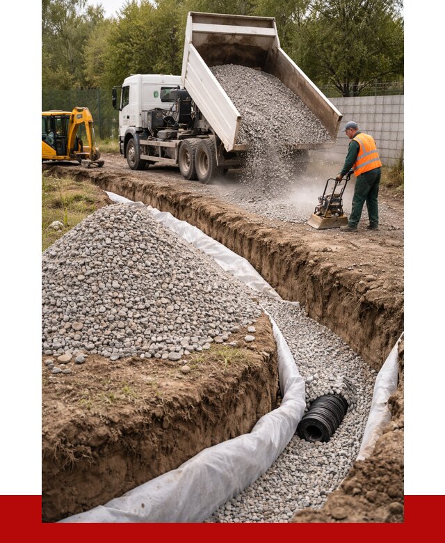 Щебень для дренажа в Полысаеве от 1902 р., ПРОНЕРУДПлс доставка