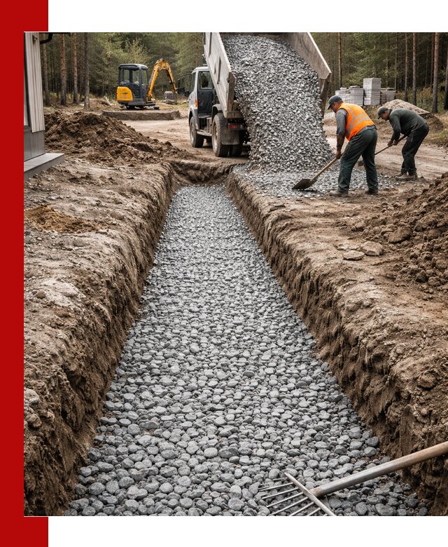 Щебень для дренажа с доставкой в Полысаеве высокого качества