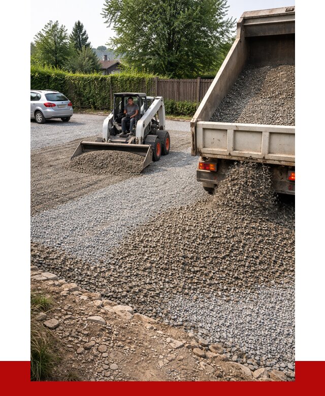 Щебень для парковки в Полысаеве с доставкой от 1234 р.| ПРОНЕРУДПлс