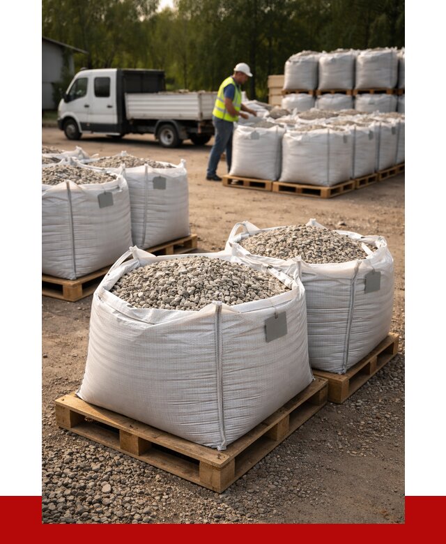 Щебень в мешках с доставкой в Полысаеве от 4319 р. | ПРОНЕРУДПлс