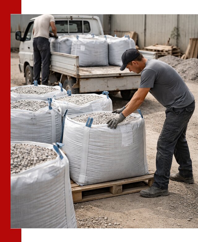 Доставка щебня в мешках по выгодным ценам в Полысаеве