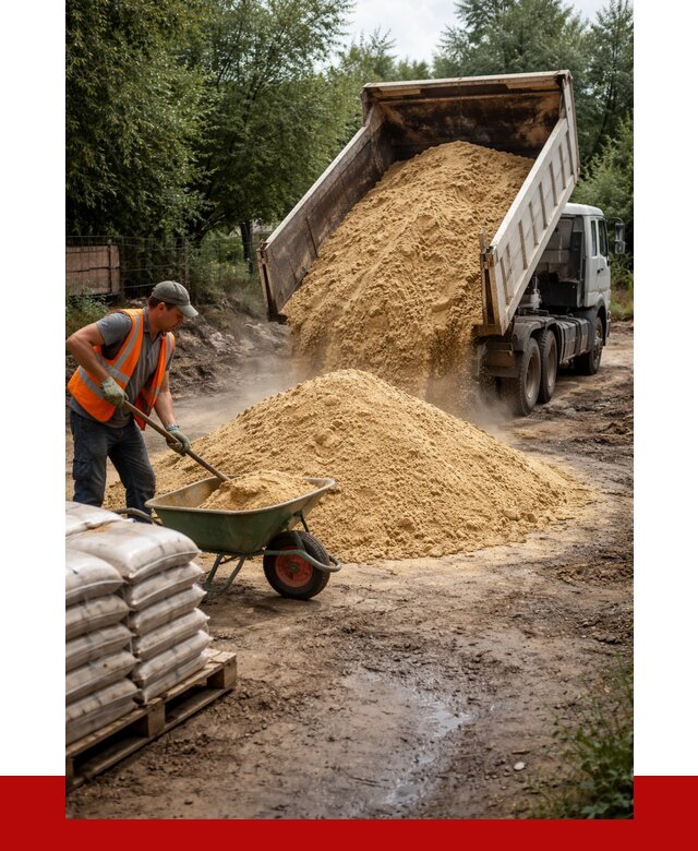 Купить песок с доставкой в Полысаеве от 1851 р. | ПРОНЕРУДПлс