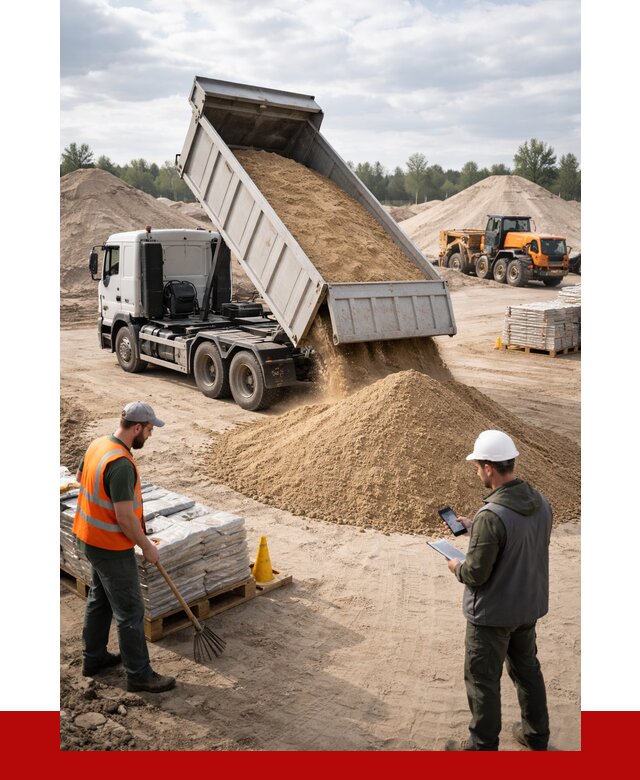 Карьерный песок с доставкой в Полысаеве от 3702 р. ПРОНЕРУДПлс