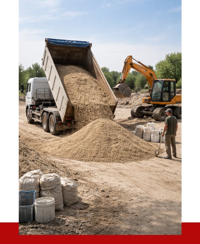 Купить речной песок в Полысаеве от 1234 р. за куб | ПРОНЕРУДПлс