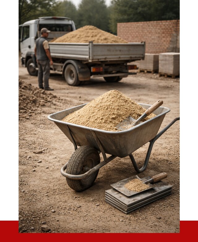 Песок для кладки в Полысаеве с доставкой от 2262 р. | ПРОНЕРУДПлс