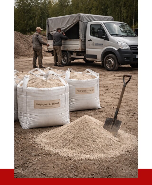 Кварцевый песок для пескоструя в Полысаеве от 4627 р. | ПРОНЕРУДПлс