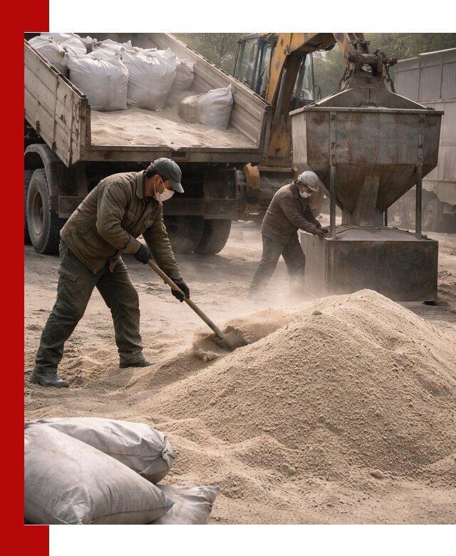 Кварцевый песок для пескоструя в Полысаеве — доставка и качество