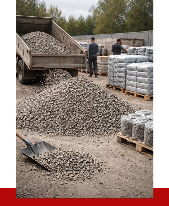 Гравий фракция 5-20 в Полысаеве купить от 2365 р. ПРОНЕРУДПлс