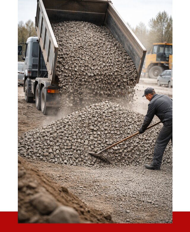 Гравий фракция 20-40 в Полысаеве от 2571 р. доставка | ПРОНЕРУДПлс