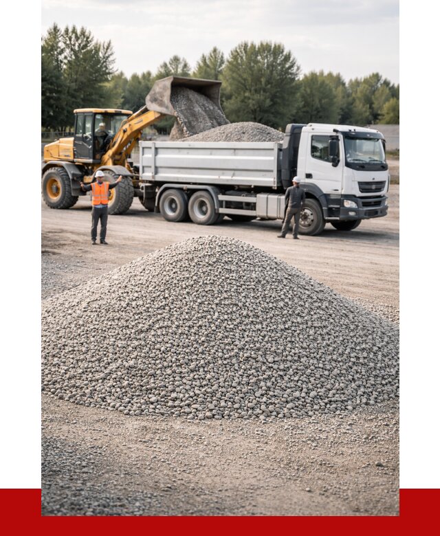 Купить мытый гравий в Полысаеве от 3599 р, доставка ПРОНЕРУДПлс