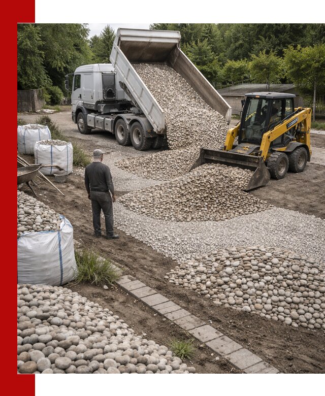 Доставка морской гальки оптом и в розницу в Полысаеве