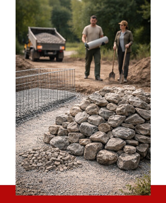 Камень для габионов фракция 100-200 в Полысаеве от 4936 р. | ПРОНЕРУДПлс