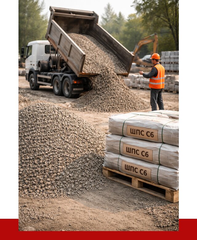 ЩПС С6 в Полысаеве с доставкой от 2262 р. за куб | ПРОНЕРУДПлс