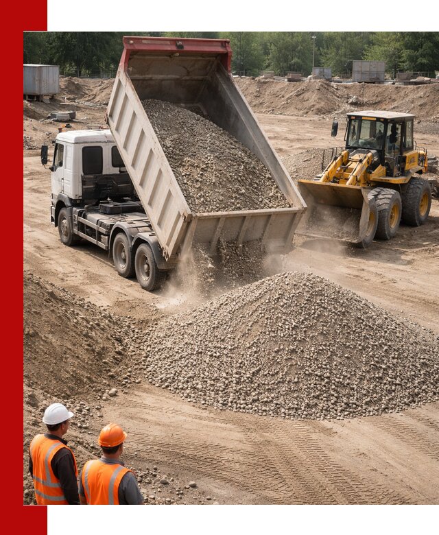 Щебень с песком (ЩГПС С2) с доставкой в Полысаеве