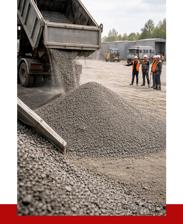 Гравийный отсев 0-5 в Полысаеве от 1234 р. с доставкой | ПРОНЕРУДПлс