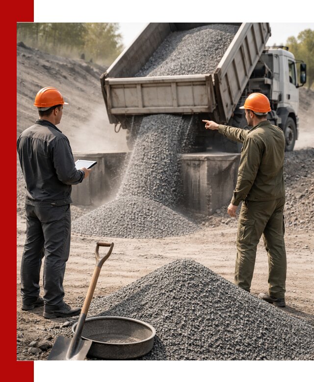 Гранитная крошка фракция 2-5 доставка в Полысаеве
